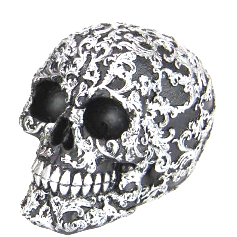 Nemesis Now Silver Embosses Skull